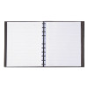 Miraclebind Notebook, 1-Subject, Medium/College Rule, Black Cover, (75) 11 x 9.06 Sheets