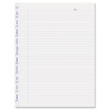 Ruled Paper Refill Sheets For All Miraclebind Notebooks And Planners, 11 x 9.06, White/Blue Sheets, Undated, 50/Pack