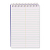 High-Capacity Steno Pad, Blue Cover, Medium/College Rule, (180) White 6 x 9 Sheets