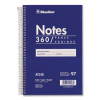 Steno Notes Notebook, Gregg Rule, Blue/White Cover, (180) 9 x 6 Sheets