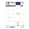 12-Month Colorful Wall Calendar, Floral Artwork, 12 x 17, White Sheets, 12-Month (Jan To Dec): 2026
