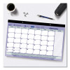 Monthly Desk Pad Calendar, 17.75 x 10.88, White/Blue/Green Sheets, Black Binding, Clear Corners, 12-Month (Jan To Dec): 2026