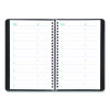 Plan And Link Weekly Planner, 8" x 5", Black Cover, 12-Month (Jan To Dec): 2026