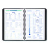 Plan And Link Weekly Planner, 8" x 5", Black Cover, 12-Month (Jan To Dec): 2026