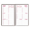 Duraflex Weekly Planner, 8 x 5, Black Cover, 12-Month (Jan To Dec): 2026