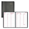 Essential Collection Weekly Appointment Book In Columnar Format, 11 x 8.5, Black Cover, 12-Month (Jan To Dec): 2026