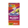 Slider Stand And Fill Food Storage Bags, Quart, 8" x 7", Clear, 40 Bags/Box, 9 Boxes/Carton