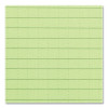 All-Weather Wire-O Notepad, Dark Green Cover, Universal: Narrow Rule And Quadrille Rule (4 Sq/In), (50) White 3 x 5 Sheets