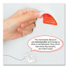 Beacons Smart Stickers For Whiteboards, Reusable Triangles, 2.5" x 2.5", Fluorescent Orange, 4 Pieces