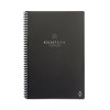 Fusion Smart Notebook, Seven Assorted Page Formats, Black Cover, (21) 8.8 x 6 Sheets