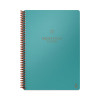 Fusion Smart Notebook, Seven Assorted Page Formats, Teal Cover, (21) 8.8 x 6 Sheets