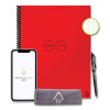 Core Smart Notebook, Dotted Rule (4 Sq/In), Red Cover, (16) 11 x 8.5 Sheets