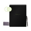 Flip Smart Notepad, Black Cover, Lined/Dotted Rule, (16) White 8.5 x 11 Sheets