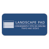 Wide Landscape Format Writing Pad, Medium/College Rule, (40) White 11 x 8.5 Sheets