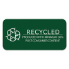 Recycled Legal Pad, Wide/Legal Rule, 40 Canary-Yellow 8.5 X 11 Sheets, Dozen