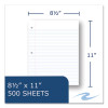 Notebook Filler Paper, 8.5 X 11, College Rule, 500/Pack