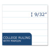 Notebook Filler Paper, 8.5 X 11, College Rule, 500/Pack
