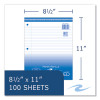 Notebook Filler Paper, 3-Hole, 8.5 X 11, College Rule, 100/Pack