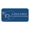Notebook Filler Paper, 3-Hole, 8.5 X 11, College Rule, 100/Pack