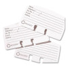 Petite Refill Cards, 2.25 X 4, White, 100 Cards/Pack