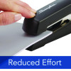 Omnipress So60 Heavy-Duty Full Strip Stapler, 60-Sheet Capacity, Black/Gray
