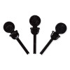 Beverage Plugs, 2", Black, 2,000/Carton