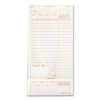 Guest Check Loose-Pack Refill, 15 Lines, Three-Part Carbonless, 4.2 x 8.5, 200 Forms/Pad, 10 Pads/Carton