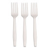 Cpla Cutlery, Heavyweight Fork, Plastic, White, 1,000/Carton