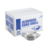 Crab Shell-Economy, 2.7 x 4.88 x 0.71, Silver, Aluminum, 250/Pack, 4 Packs/Carton