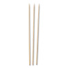Bamboo Skewers, Paper, 10", White, 100/Pack, 10 Packs/Box, 12 Boxes/Carton