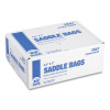 Saddle Bags, Fold-Top Closure, 0.59 Mil, 7.99" x 6.49", Clear, 2,000/Carton
