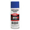 Industrial Choice 1600 System Multi-Purpose Enamel Spray Paint, Flat Safety Blue, 12 Oz Aerosol Can, 6/Carton