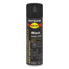 Hard Hat High Performance V2100 System Rust Preventive Enamel Spray Paint, Gloss Black, 15 Oz Aerosol Can, 6/Carton