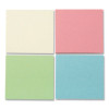 100% Recycled Self-Stick Notes, 1.5" x 2", Assorted Pastel Colors, 100 Sheets/Pad, 12 Pads/Pack