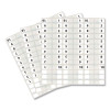 Legal Index Tabs, Preprinted Numeric: 1 To 10, 1/12-Cut, White, 0.44" Wide, 104/Pack