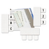 Legal Index Tabs, Preprinted Alpha: A To Z, 1/12-Cut, White, 0.44" Wide, 104/Pack