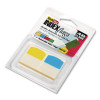Write-On Index Tabs, 1/5-Cut, Assorted Colors, 1.06" Wide, 48/Pack