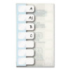 Laser Printable Index Tabs, 1/12-Cut, White, 0.44" Wide, 675/Pack