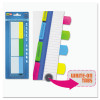 Write-On Index Tabs, 1/5-Cut, Assorted Colors, 2" Wide, 48/Pack