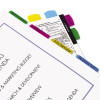 Write-On Index Tabs, 1/5-Cut, Assorted Colors, 2" Wide, 48/Pack