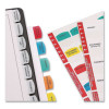 Inkjet Printable Index Tabs, 1/5-Cut, Assorted Colors, 1.13" Wide, 375/Pack