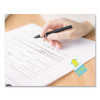 Pop-Up Fab Page Flags W/Dispenser, "Sign Me!", Red/Orange, Teal/Yellow, 100/Pack