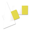 Easy-To-Read Self-Stick Index Tabs, Yellow, 50/Pack