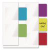 Removable Page Flags, Red/Blue/Green/Yellow/Purple, 10/Color, 50/Pack