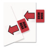 Removable Page Flags, Green/Yellow/Red/Blue/Orange, 10/Color, 50/Pack