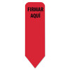 Arrow Message Page Flags In Dispenser, "Firmar Aqui", Red, 120 Flags/Pack