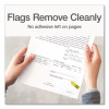 Arrow Message Page Flag Refills, "Sign Here", Yellow, 120 Flags/Roll, 6 Rolls/Box