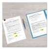 Arrow Message Page Flag Refills, "Sign Here", Yellow, 120 Flags/Roll, 6 Rolls/Box