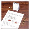 Arrow Message Page Flag Refills, "Please Sign And Return", Red, 120 Flags/Roll, 6 Rolls/Box