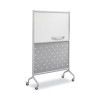 Rumba Whiteboard Collaboration Screen Accessory Tray, 12.25" x 3.5" x 2.25", Silver
